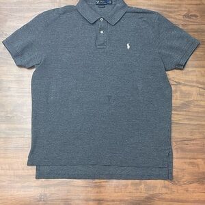 Ralph Lauren Men's Charcoal Polo Shirt